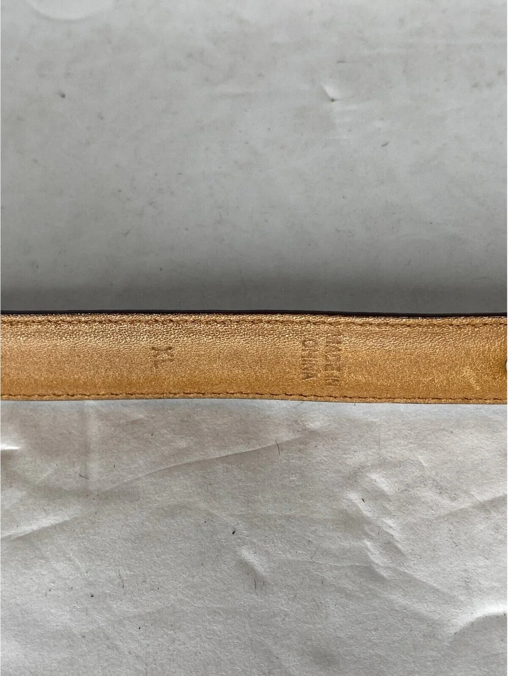 LAUREN Ralph Lauren Leather Belt Featuring A Stirrup-Inspired Design Size XL